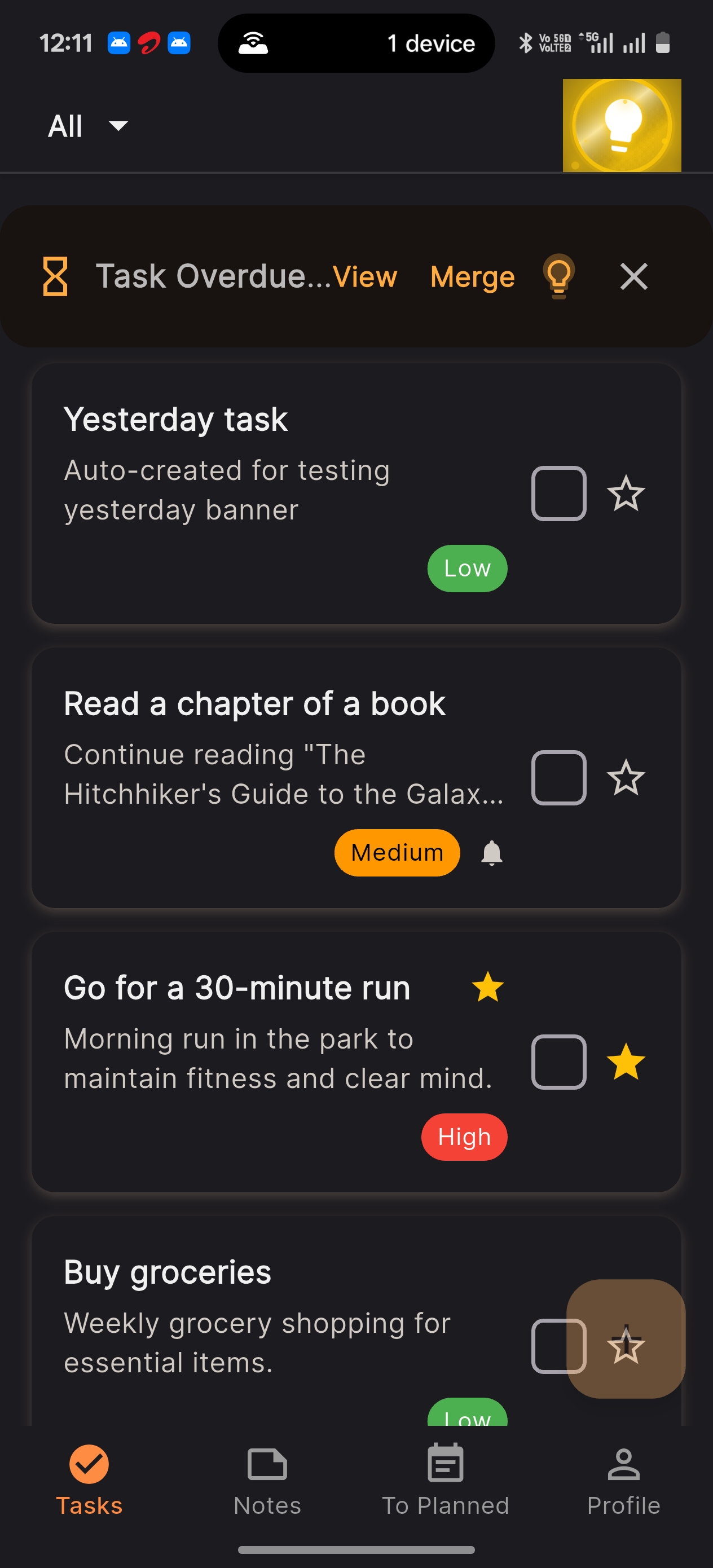 Task Management Dashboard